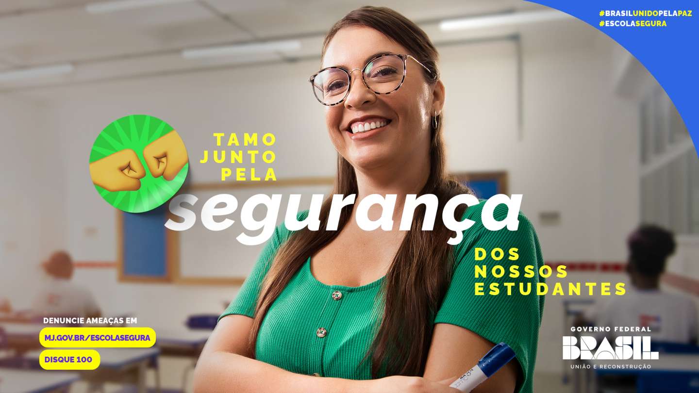 Governo lança ação pela paz e publica cartilha de orientações para ambiente escolar mais seguro