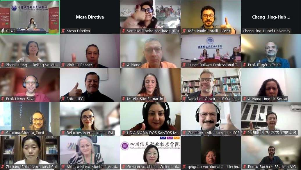 Diálogos CONIF–CEAIE fortalece cooperação entre Brasil e China na Educação Profissional e Tecnológica